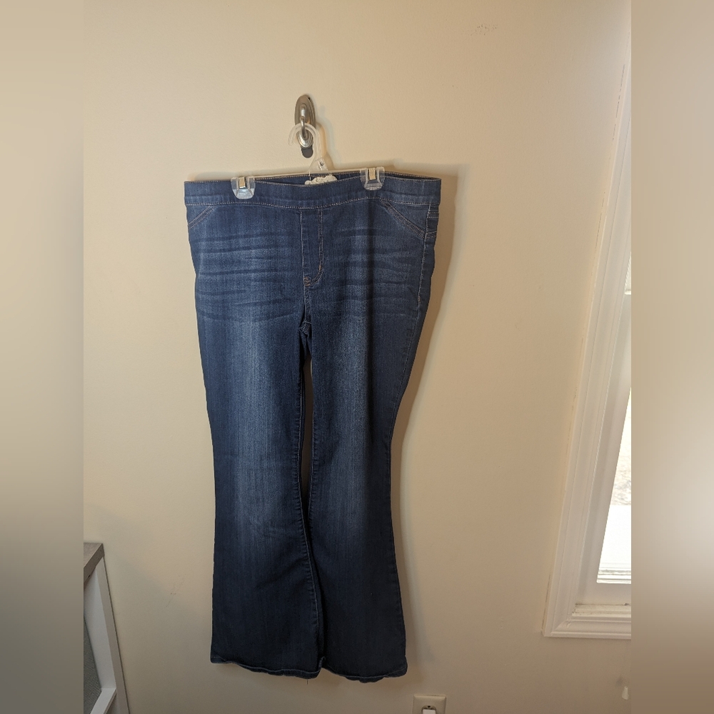 Altar'd State Pull On Stretch Flare Jeans